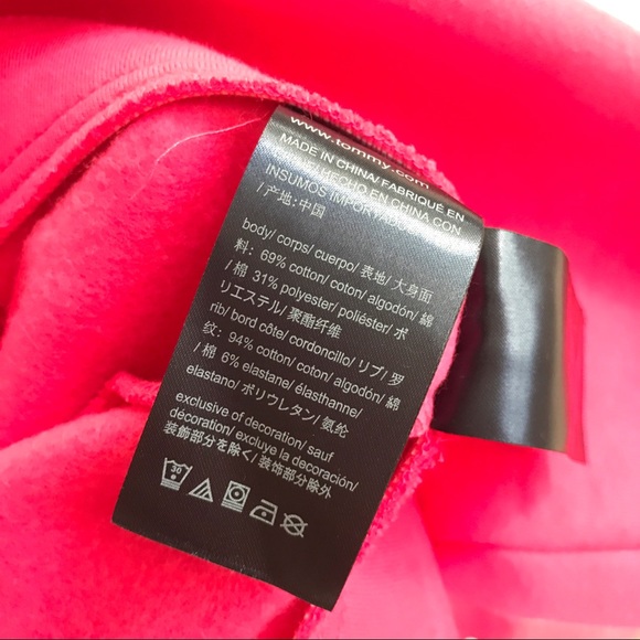 🆕TOMMY HILFIGER MEN LOGO RASPBERRY SORBET JOGGERS - Picture 9 of 15